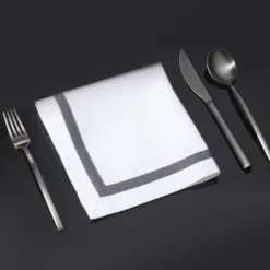 Set di Posate Due Oro Nero 5 Pezzi in Acciaio Inossidabile Grigio