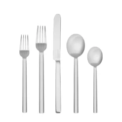 Set di posate in acciaio inossidabile da 5 pezzi Stile di Pininfarina Mepra