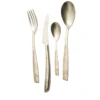 Set di posate Lady 24 pezzi in Champagne con scatola