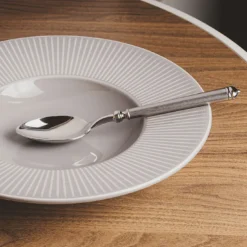 Set di 5 posate Luce in acciaio inossidabile argentato