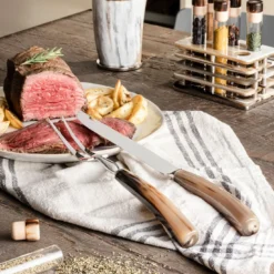 Set di posate Roast in corno naturale