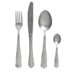 Set di 24 posate Romantica in argento