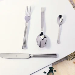 Set di 5 posate Sole in acciaio inossidabile