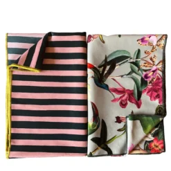 Set di 2 Runners Tropicale e a Righe