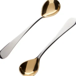 Set di 2 saliere con cucchiai