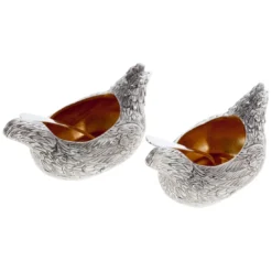 Set di 2 saliere con cucchiai