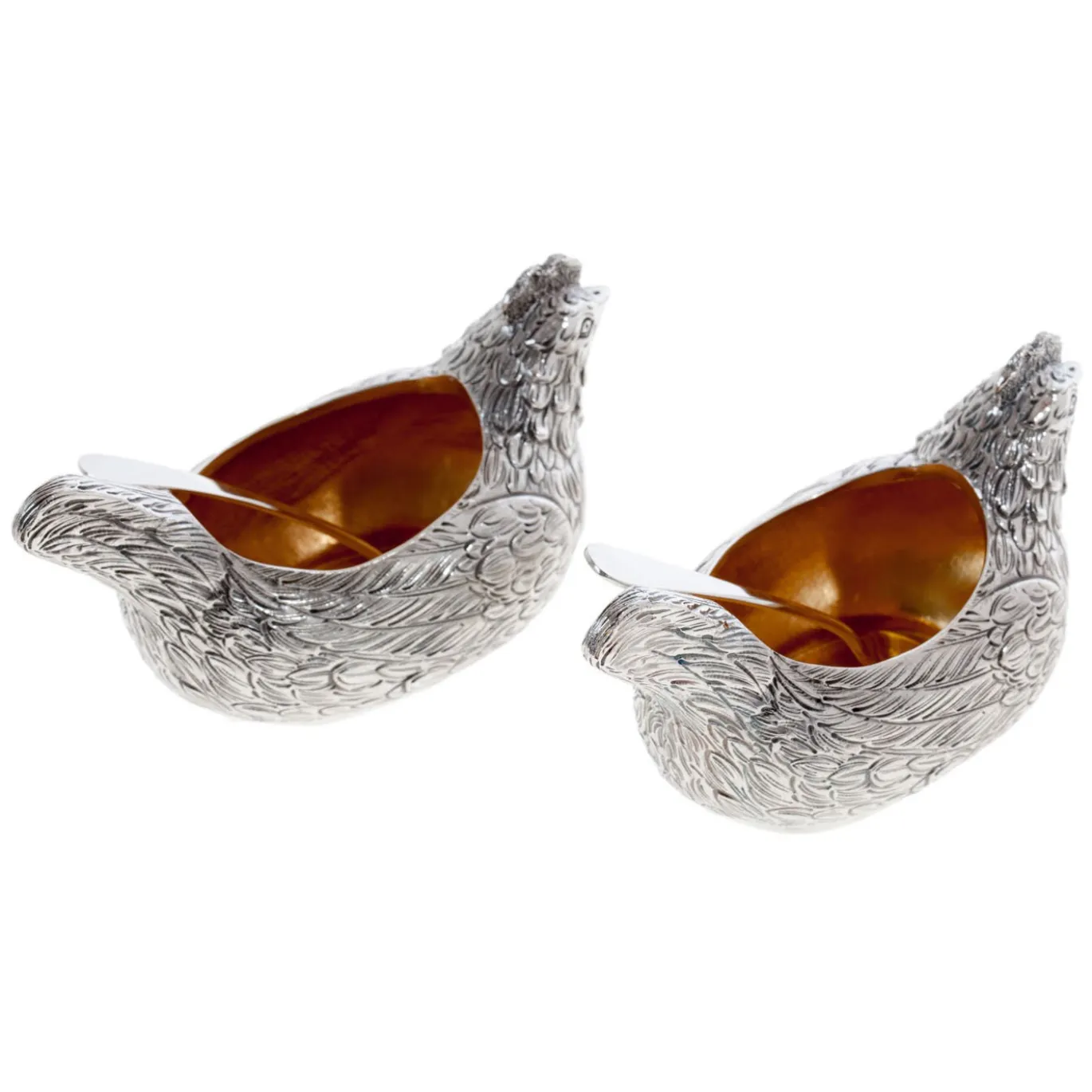 Set di 2 saliere con cucchiai