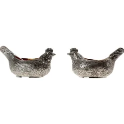 Set di 2 saliere con cucchiai