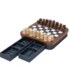 Set di scacchi in legno Delos