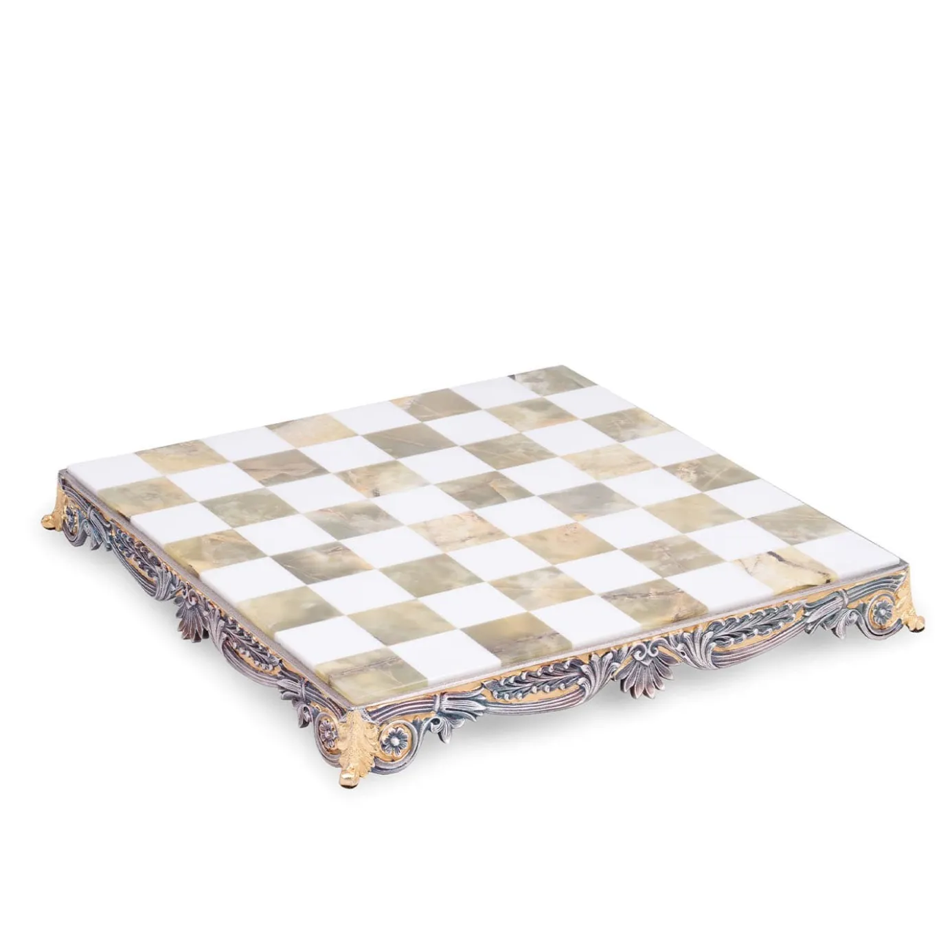 Set di Scacchi Medievale in Bronzo