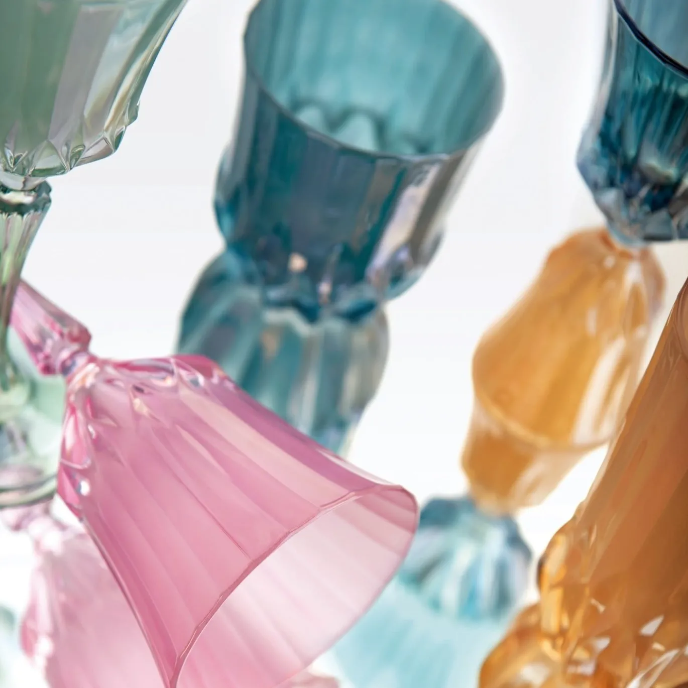 Set di sei bicchieri da acqua Canal
