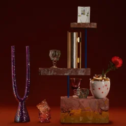 Set di sei calici assortiti