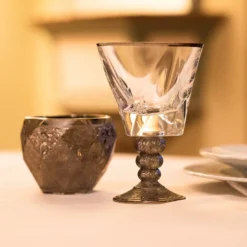 Set di sei calici assortiti Capriccio in platino