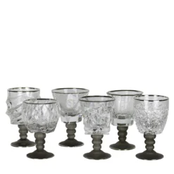 Set di sei calici di Sabaudia