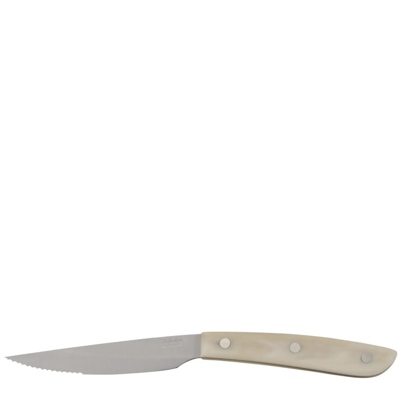 Set di sei coltelli da bistecca seghettati Tranciato