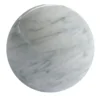 Set di 2 sfere fermacarte in marmo grigio Bardiglio