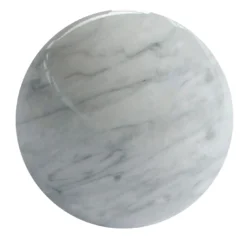 Set di 2 sfere fermacarte in marmo grigio Bardiglio
