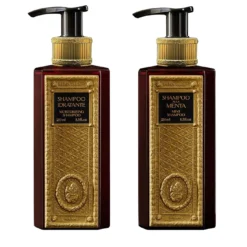 Set di Shampoo alla menta profumata Vetiverum e Shampoo idratante