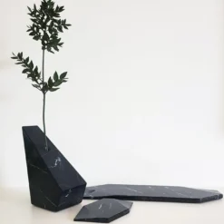 Set di 2 sottobicchieri Convivio Diamond Black