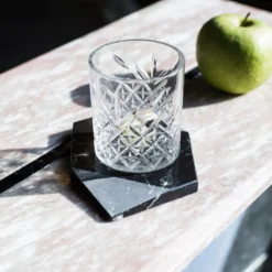 Set di 2 sottobicchieri Convivio Diamond Black
