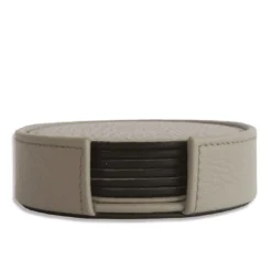 Set di 6 sottobicchieri grigi