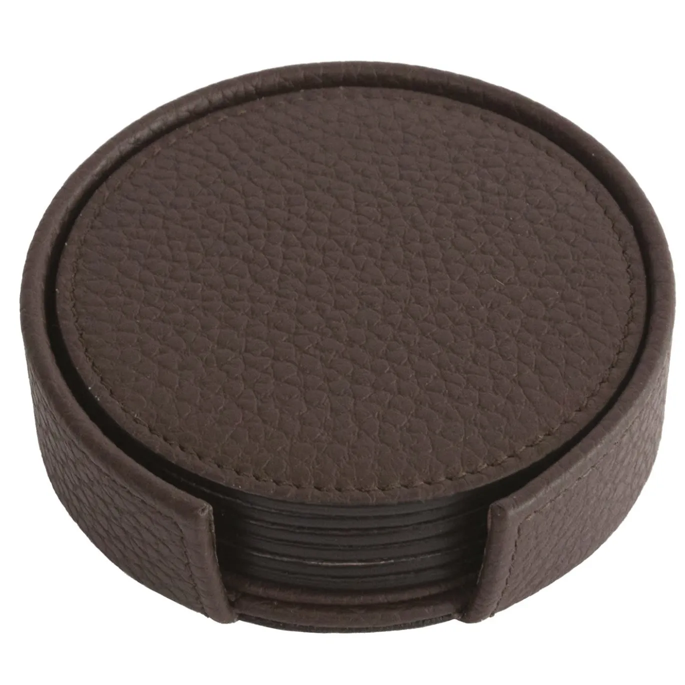 Set di 6 sottobicchieri marrone