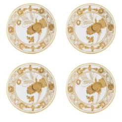 Set di 4 Sottobicchieri Oriente Italiano Aurum