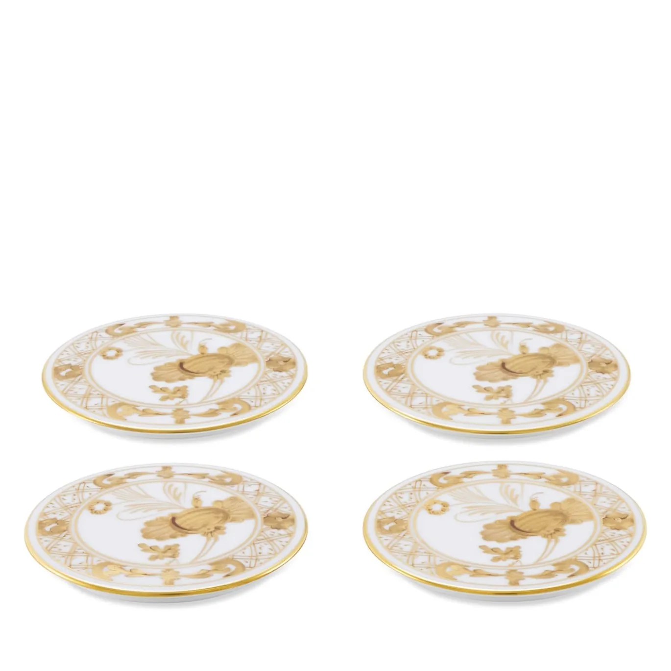 Set di 4 Sottobicchieri Oriente Italiano Aurum