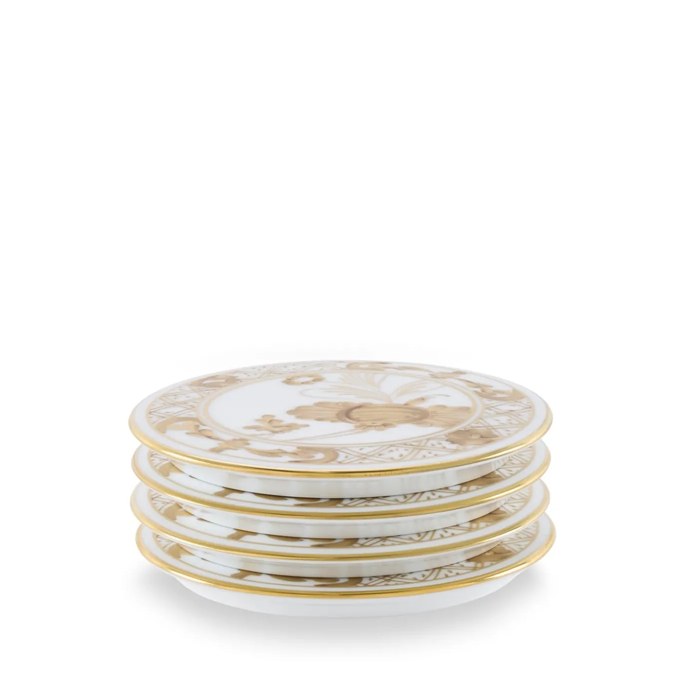 Set di 4 Sottobicchieri Oriente Italiano Aurum