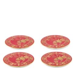 Set di 4 Sottobicchieri Oriente Italiano Rubrum