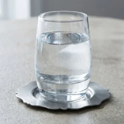 Set di 6 sottobicchieri per bicchieri in acciaio inox Dolce Vita