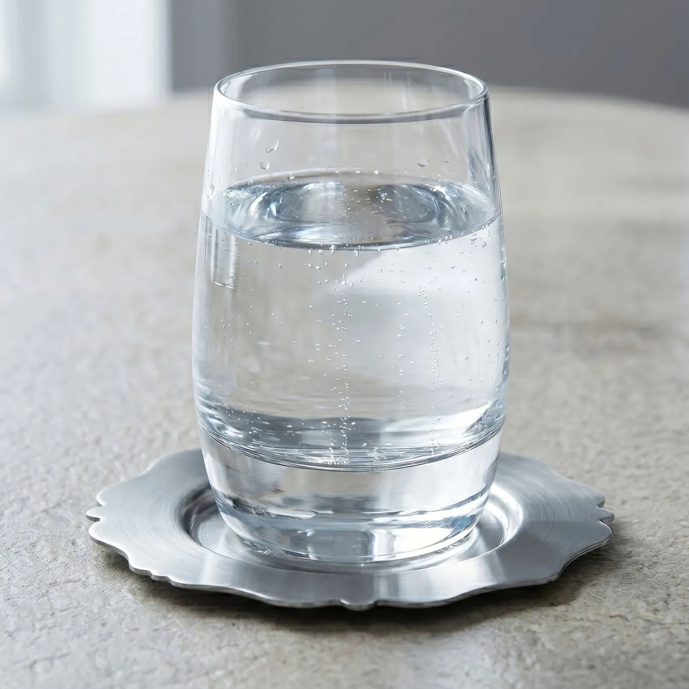 Set di 6 sottobicchieri per bicchieri in acciaio inox Dolce Vita
