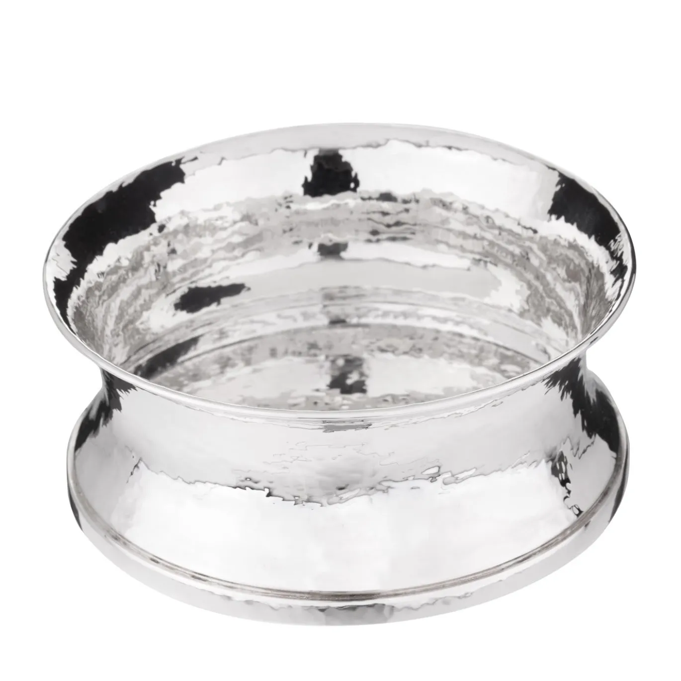 Set di 2 sottobicchieri per bottiglie in argento sterling Troiana