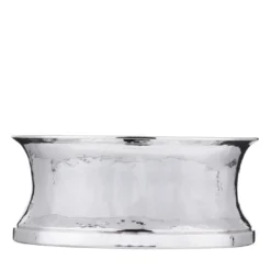 Set di 2 sottobicchieri per bottiglie in argento sterling Troiana