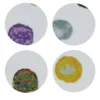 Set di 8 sottobicchieri policromi screziati Big Bang