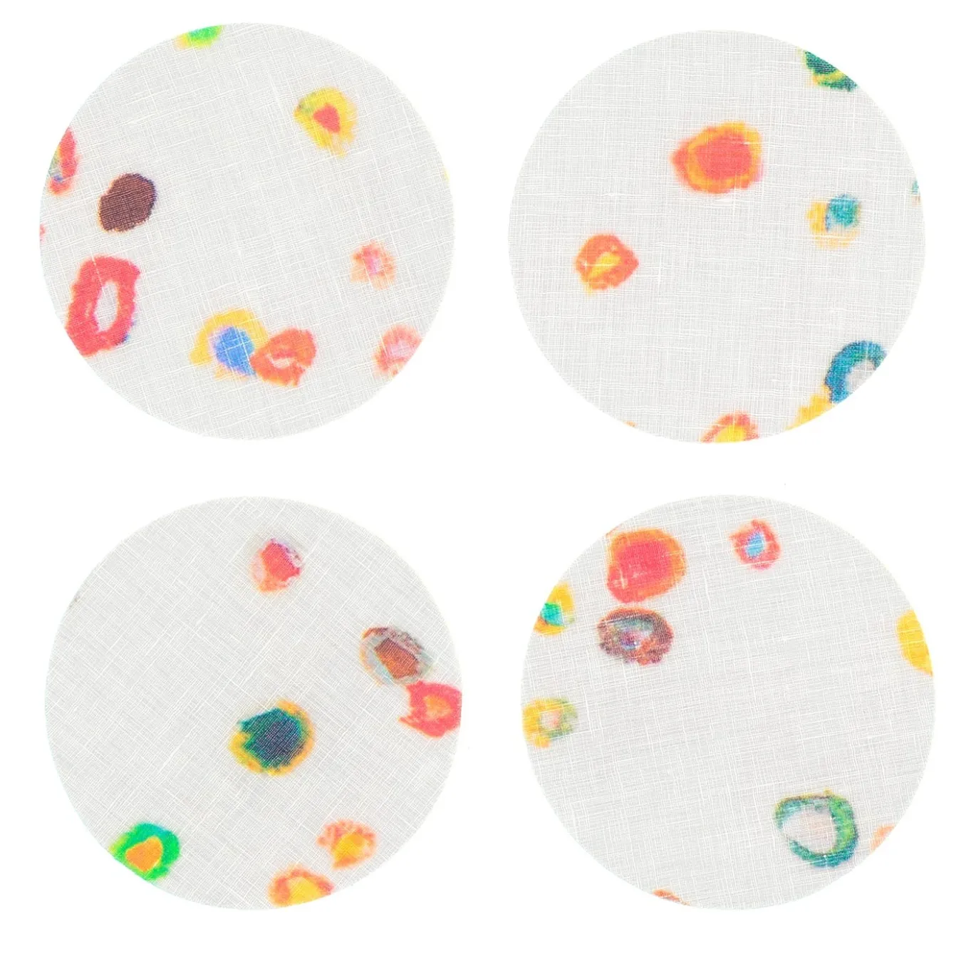 Set di 8 sottobicchieri rivestiti di grattacielo
