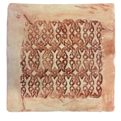 Set di 2 sottopentola Quadrate Marocco Rosa