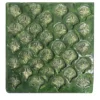 Set di 2 sottopentola quadrati Conchiglia verdi