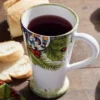 Set di 2 Tazze a Cono Christmas con decoro Ricco Deruta