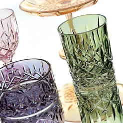Set di 4 tazze colorate Nobile