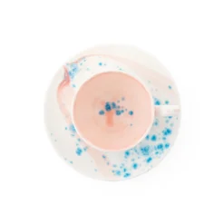 Set di 2 tazze da caffè espresso e piattini Celestial