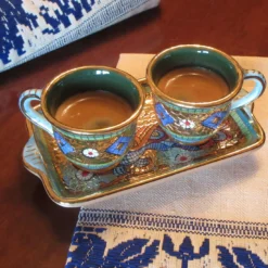 Set di 2 tazze da caffè espresso Mosaico