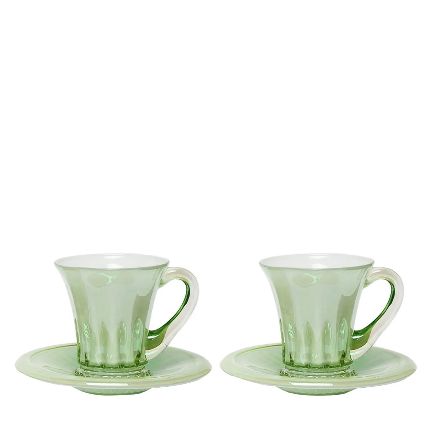 Set di 2 tazze da caffè espresso verde Prestige
