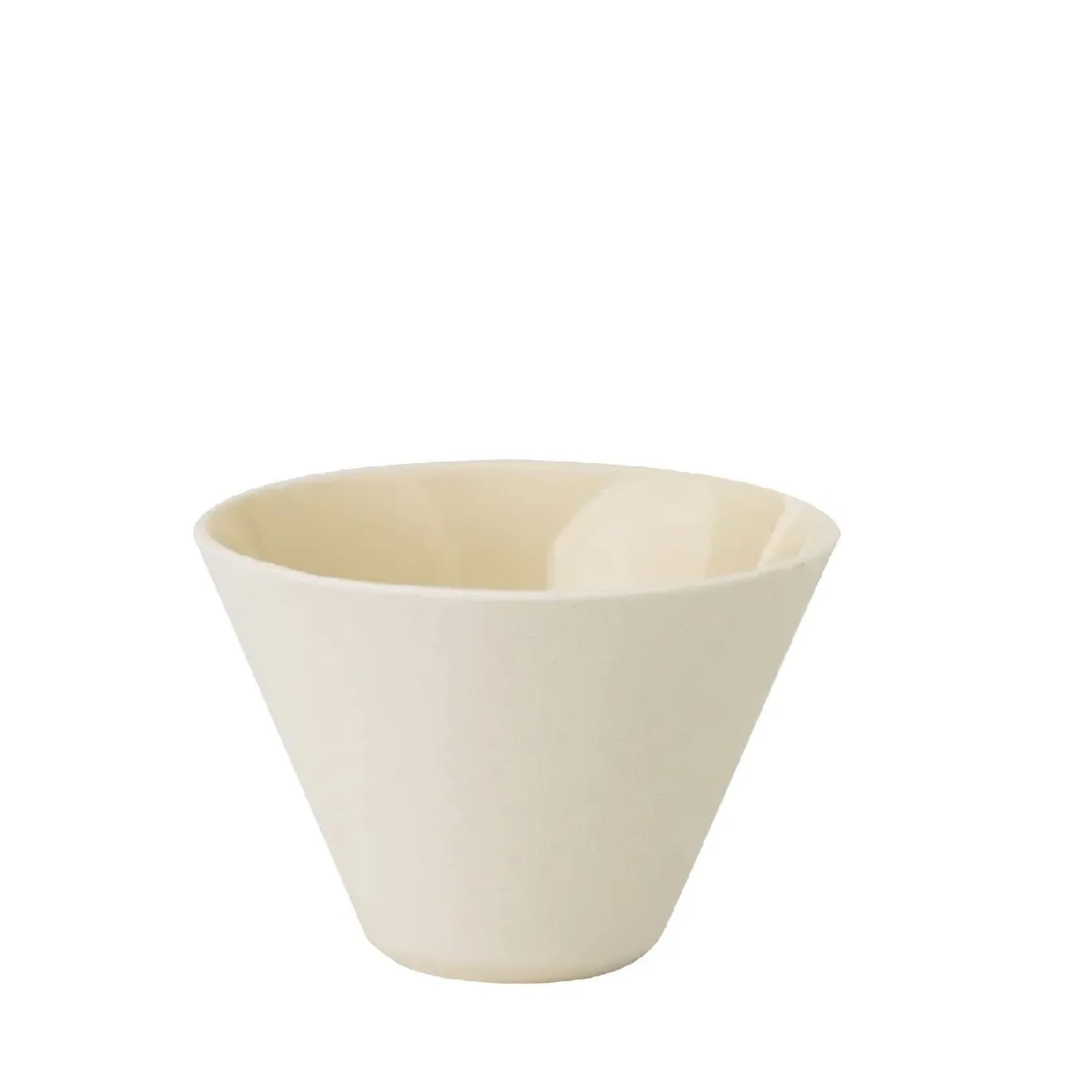Set di 4 tazze da tè in ceramica bianca