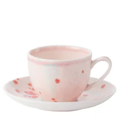 Set di 2 tazze e piattini da caffè espresso Berry