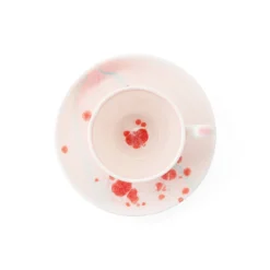 Set di 2 tazze e piattini da caffè espresso Berry