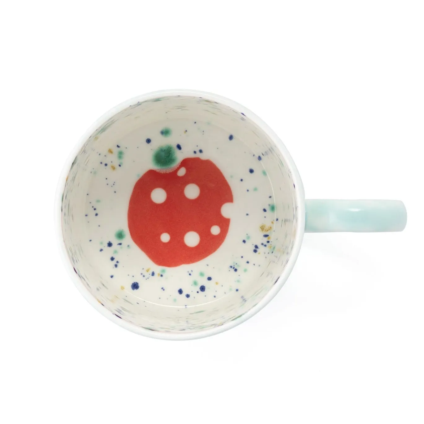 Set di 2 tazze grandi marmorizzate blu
