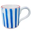 Set di 6 tazze in ceramica blu