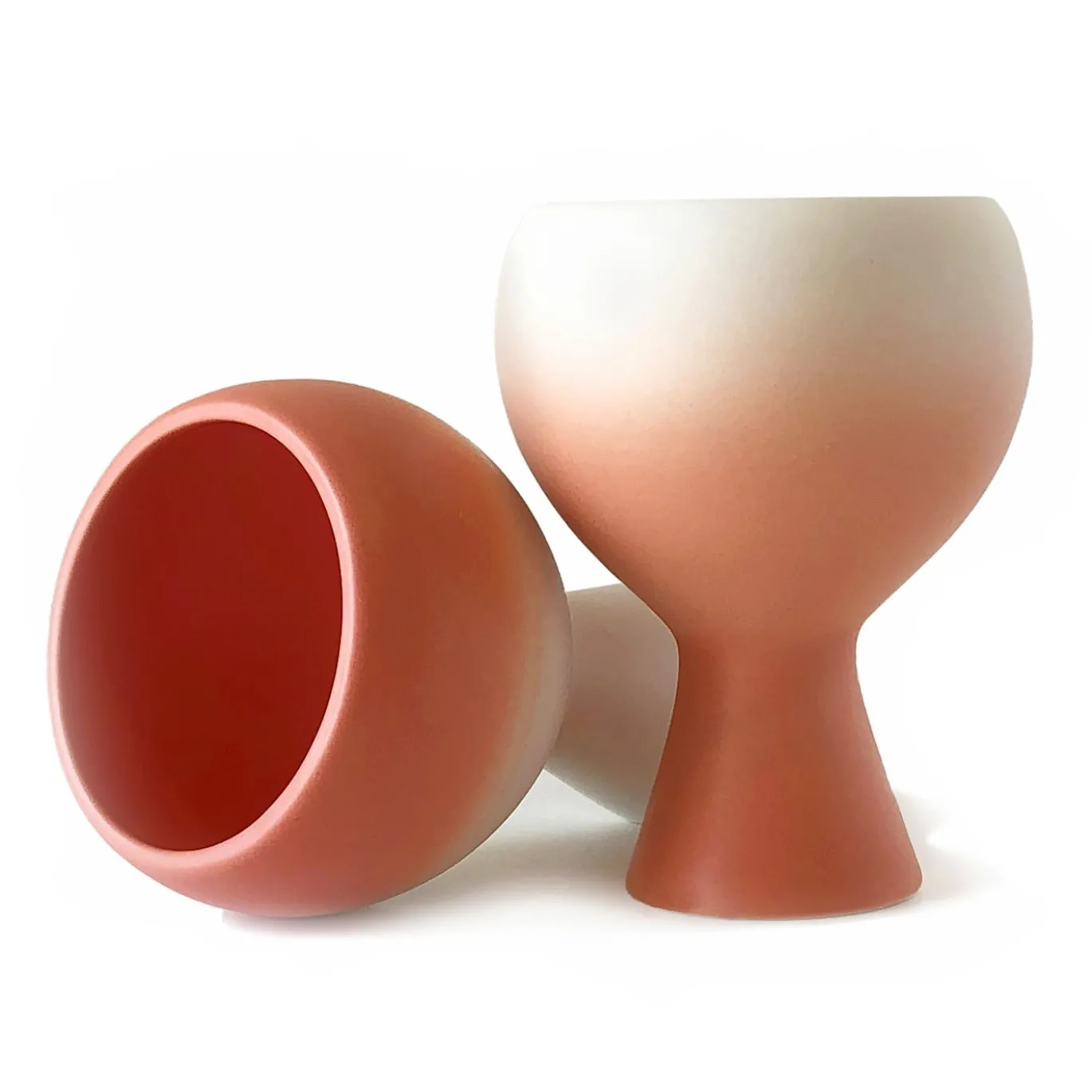 Set di 2 tazze Inseparabili Rosa Pesca
