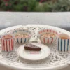 Set di 6 tazze rosse in ceramica